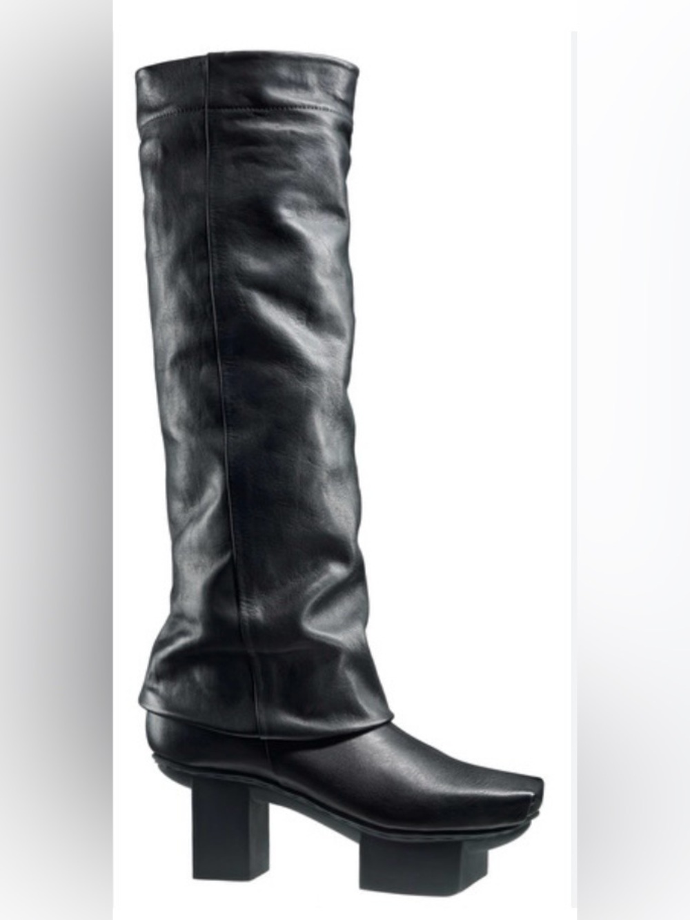 TRIPPEN Happy Coat F Women's Tall Leather Boot - Black
